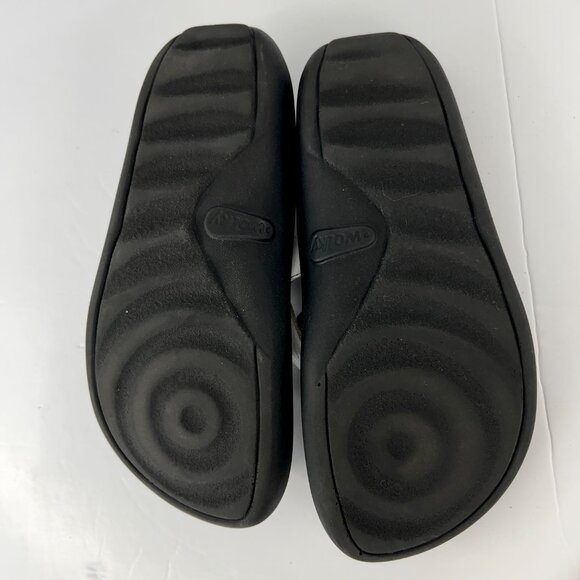 Sz 38EU Wolky Tahiti White Leather Slip On Flip Flop Thong Sandals - Picture 10 of 15